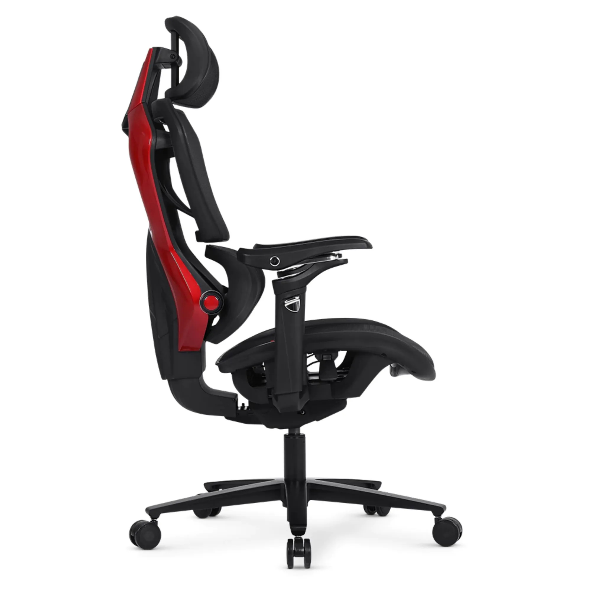 SILLA ERGONOMICA CHRONO DT3 ROJA*CON REVESTIMIENTO MALLA DT3 Vintex-C*REPOSA CABEZAS CON AJUSTE DE ALTURA Y ROTACION*BRAZOS 5D+*SOPORTE LUMBAR AWS* RECLINABL