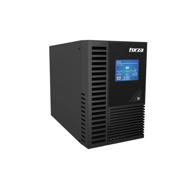Capac.: 1000VA/900W • Topología: Doble conversión en línea • Comunicación: USB / SNMP / RS-232 • Software de gestión: Forza Tracker • Receptáculo:3 x NEMA 5-15R