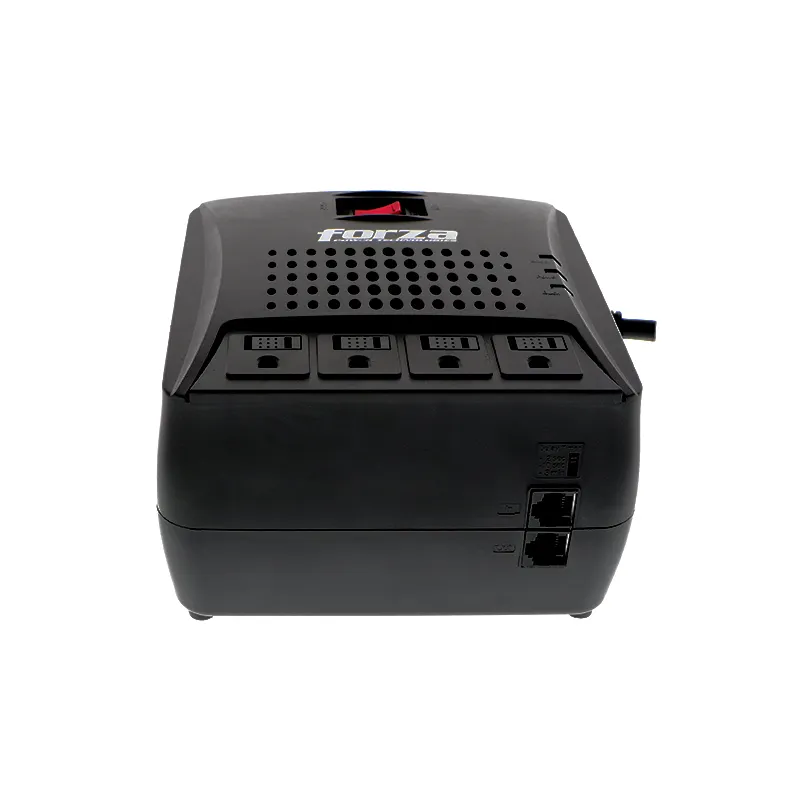 Capacidad: 3000VA/1500W • Voltage: 220V • VA de salida: 3000 VA • Receptáculo: 4 x NEMA 5-15R • RJ45 • Indicador visual: Luz LED de estado